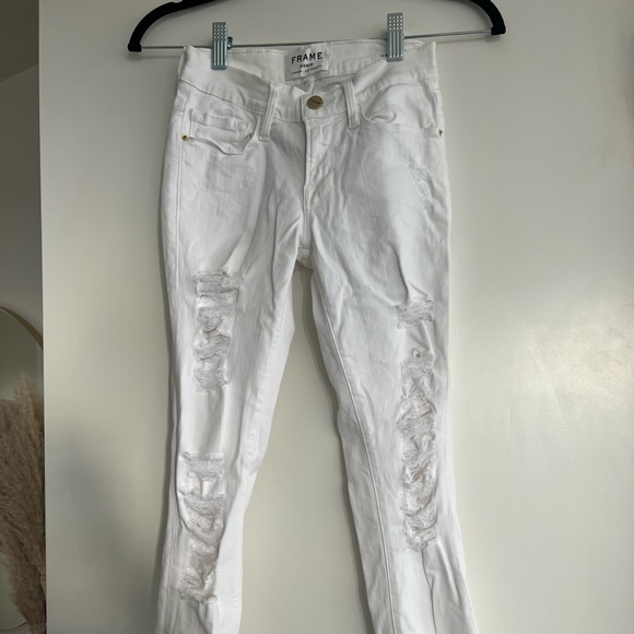 Frame Denim White Jeans - Picture 1 of 3